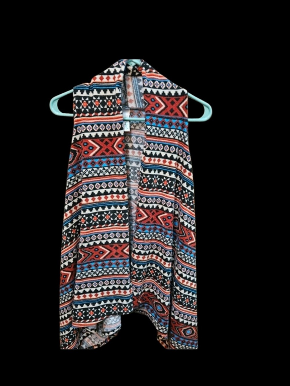 Crepas Aztec Print Tunic Sweater Vest. Size M‎